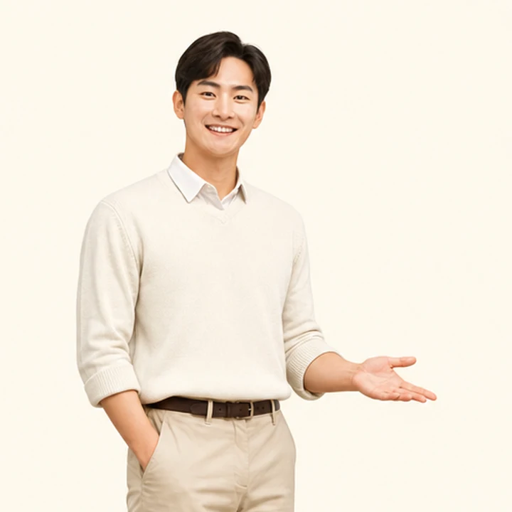 신용불량자 투싼 장기렌트 상담 신청을 안내하는 담당자